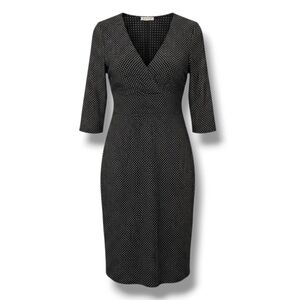 RUBY Women’s 3/4 Sleeve Empire Waist Career Dress – Small